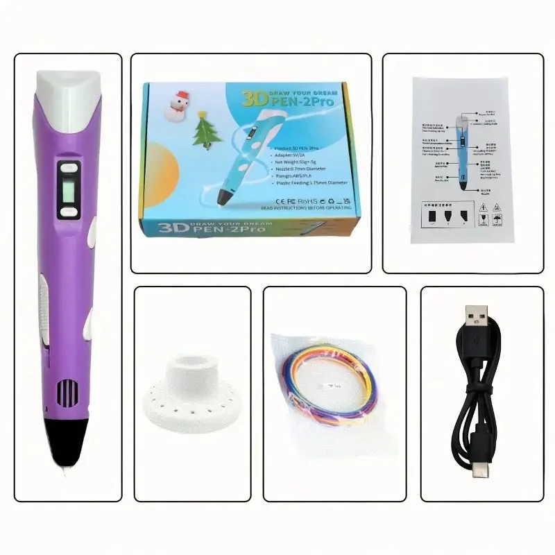 Stylo 3D Pen-2 Pro – Créez vos œuvres en 3D facilement – Image 4