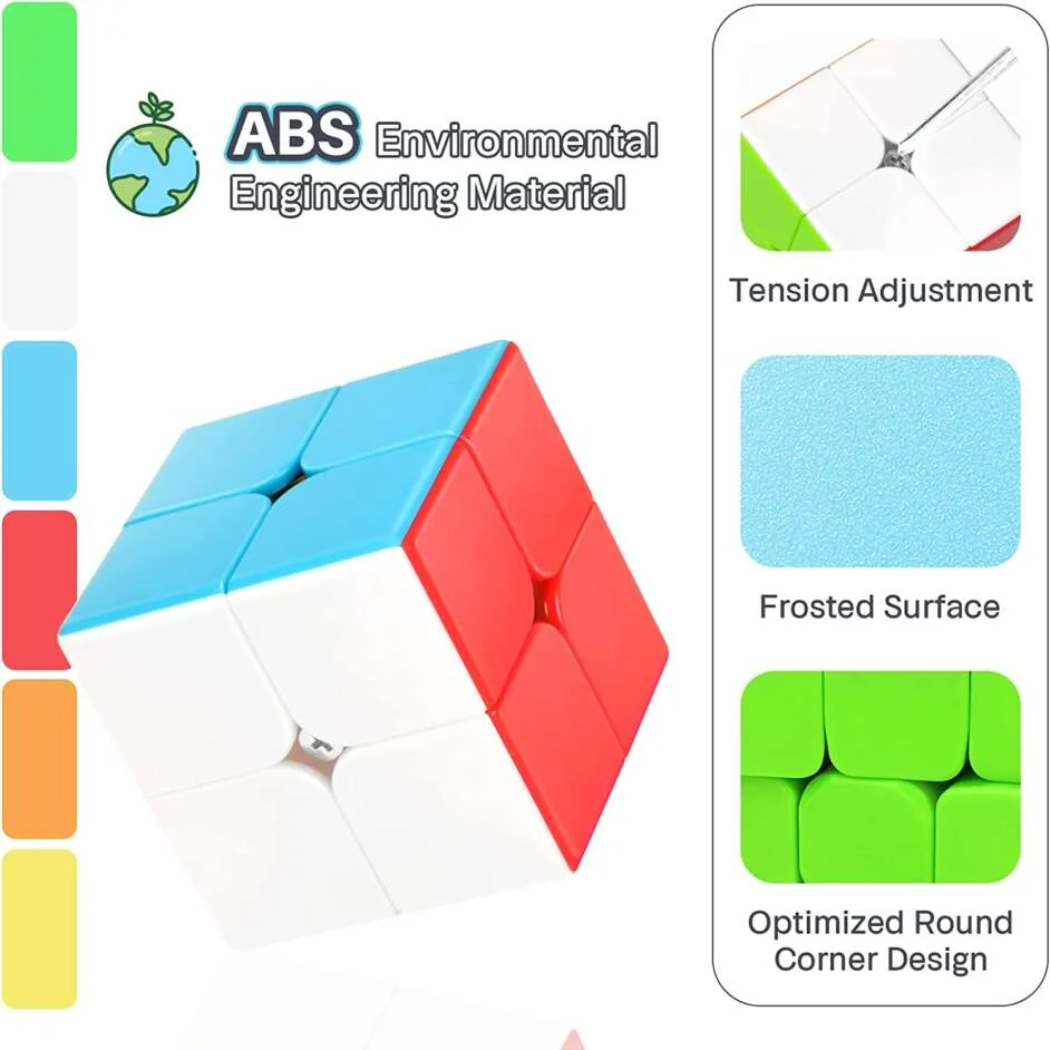 Cube Magique 2×2 Stickerless, Speed Cube 2x2x2 – Image 4