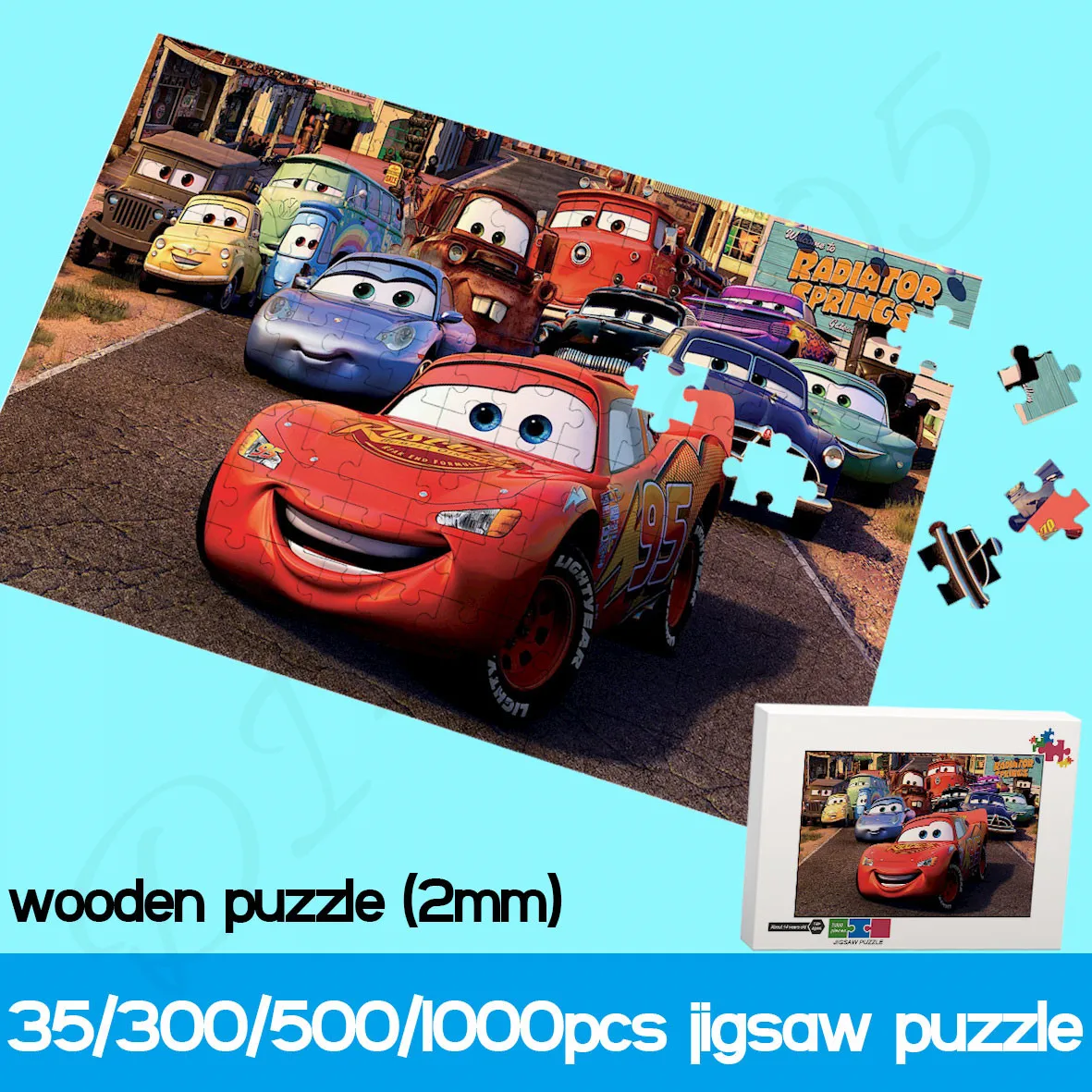 Puzzle 1000 pièces Cars de Disney – Image 4